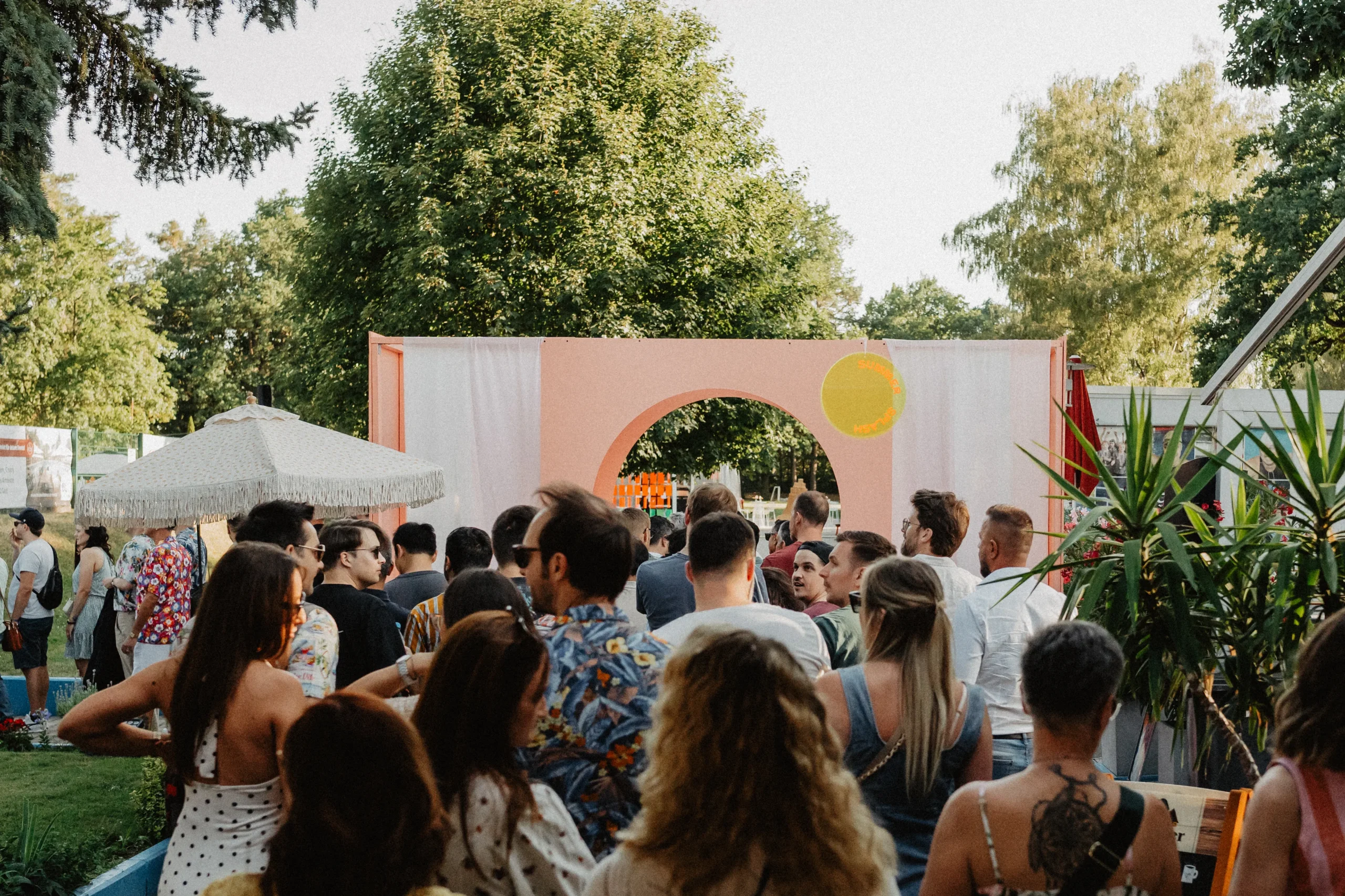 Sommerfest im Clubbad Nürnberg Einlasssituation